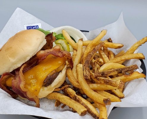 Frisco BBQ Burger - Freddy T's Overland Park Bar and Grill